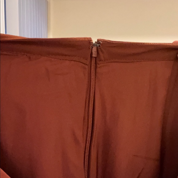 Burnt Orange Maxi Skirt L - Picture 5 of 5